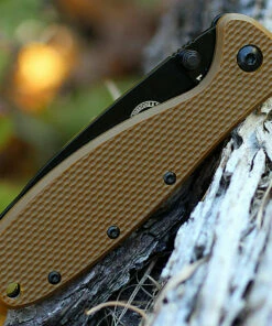 BRK Zancudo BRKR2CBB, 2.94", Black EDP Coated D2 Steel, Drop Point, Design by Esee Knives, Coyote Brown Nylon handles -Buck Knives Sales brkr2cbb.3 81886.1566585887
