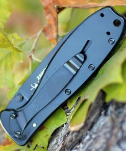 BRK Zancudo Carbon Fiber / G10 handles, Black EDP D2 Steel, Plain Edge, Design by Esee Knives -Buck Knives Sales brkr2cfb 86350.1566585935