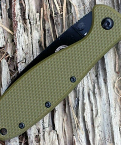 BRK Zancudo BRKR2ODB, 2.94",OD Green Nylon handles, Black EDP Coated D2 Steel, Drop Point, Design by Esee Knives, -Buck Knives Sales brkr2odb.2 08150.1566585904