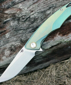 Bestech T1707A Dolphin, 3.54" CPM-S35VN Plain Blade, Gold Titanium Handle 7 Bestech T1707A Dolphin, 3.54" CPM-S35VN Plain Blade, Gold Titanium Handle -Buck Knives Sales bt1707a.2 91371.1566585961