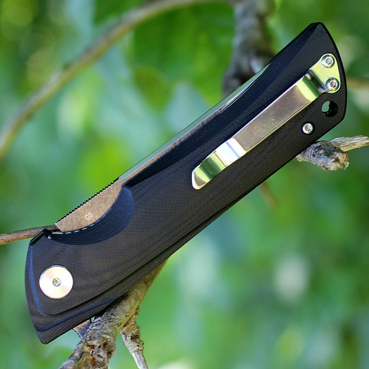 Bestech Paladin BG13A-2, 3.54" D2 Steel Black/Satin Plain Blade, Black G-10 Handle 4 Bestech Paladin BG13A-2, 3.54" D2 Steel Black/Satin Plain Blade, Black G-10 Handle - Image 4