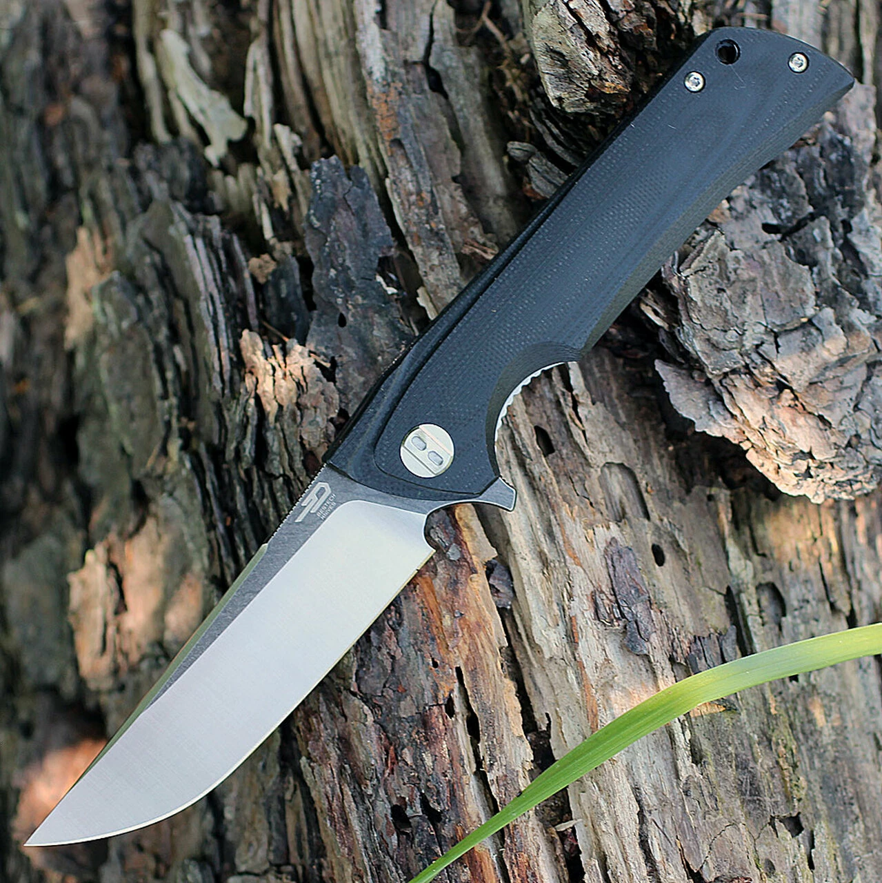Bestech Paladin BG13A-2, 3.54" D2 Steel Black/Satin Plain Blade, Black G-10 Handle 1 Bestech Paladin BG13A-2, 3.54" D2 Steel Black/Satin Plain Blade, Black G-10 Handle