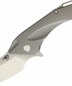 Bestech T1710C Imp, 1.73" CPM-S35VN Plain Blade, Titanium Handle