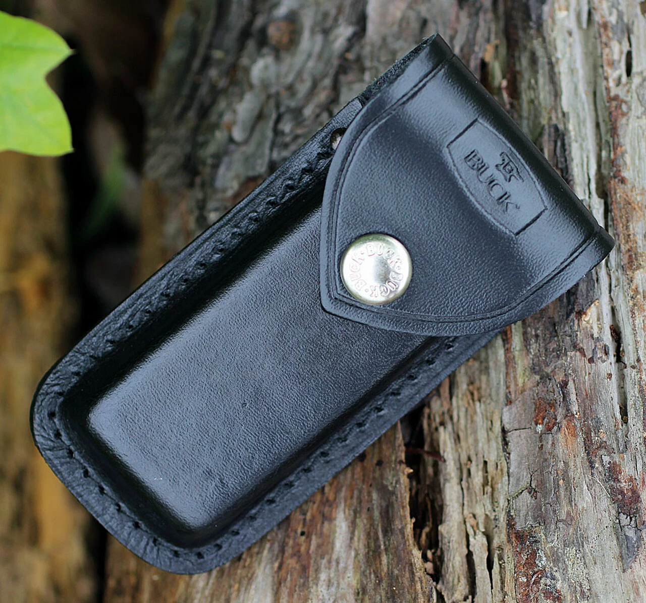 Buck Knives Buck Auto 112BRSA, 3" Satin 420HC SS Plain Blade, Macassar Ebony Dymondwood Handle 6 Buck Knives Buck Auto 112BRSA, 3" Satin 420HC SS Plain Blade, Macassar Ebony Dymondwood Handle - Image 6