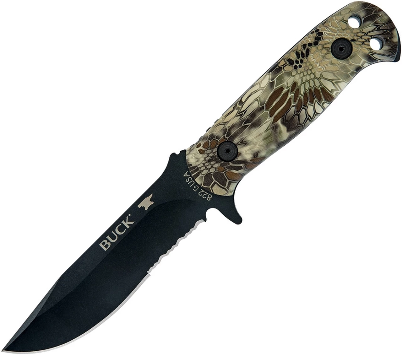 Buck Knives Buck 822CMX26 Sentry, 5" 420HC Plain Blade, Kryptek Highlander Camo Handle 1 Buck Knives Buck 822CMX26 Sentry, 5" 420HC Plain Blade, Kryptek Highlander Camo Handle