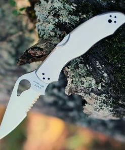 Byrd Knives Byrd BY01PS2 HARRIER™ 2 STAINLESS, 3.36" 8Cr13MoV Combo Blade, SS Handle