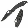 Byrd Knives Byrd Cara Cara 2 Black Blade BY03BKPS2, 3.75" 8Cr13MoV Combo Edge