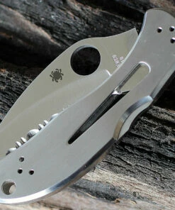 Spyderco Knives Spyderco C08S Harpy, 2.75" VG-10 SpyderEdge Blade, Stainless Handle -Buck Knives Sales c08s closed 1 07289.1566585887