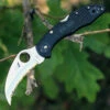 Spyderco Knives Spyderco Tasman Salt 2 FRN Black C106SBK2, 2.80 " H-1 Serrated Blade