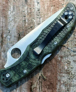 Spyderco Knives Spyderco C10ZFPGR Zome Endura 4, 3.75" Flat Ground Blade, Zome Green FRN Handle -Buck Knives Sales c10zfpgr.2 07516.1566585922