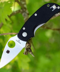 Spyderco Knives Spyderco Cat G-10 C129GP, 2.438" BD1 Plain Blade, G-10 Handle