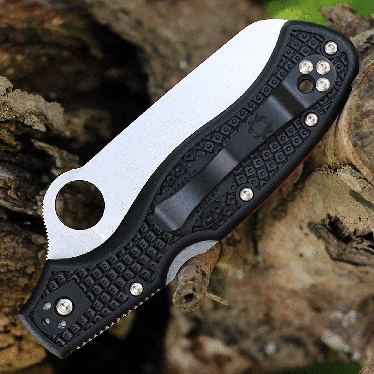 Spyderco Knives Spyderco Rescue Thin Red Line 3.57" Satin Black FRN C14FBKRD3 5 Spyderco Knives Spyderco Rescue Thin Red Line 3.57" Satin Black FRN C14FBKRD3 - Image 5