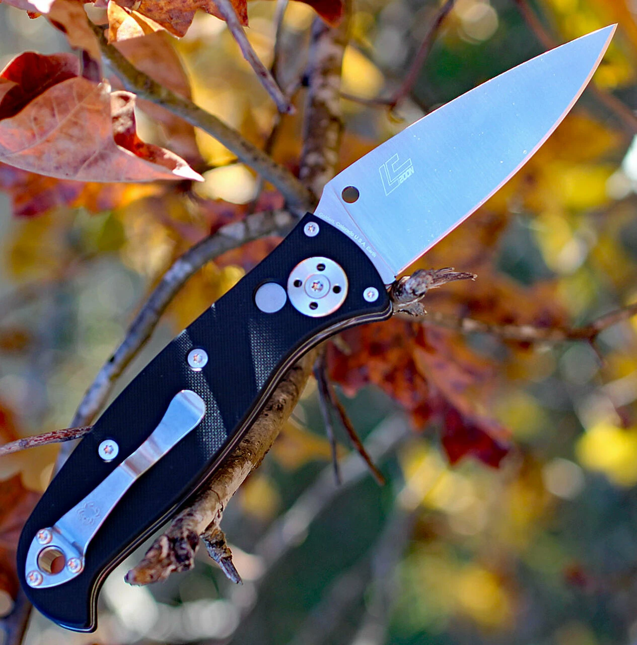 Spyderco Knives Spyderco C165GP2 Autonomy 2, LC200N Plain Blade, Black G-10 Handle 2 Spyderco Knives Spyderco C165GP2 Autonomy 2, LC200N Plain Blade, Black G-10 Handle - Image 2