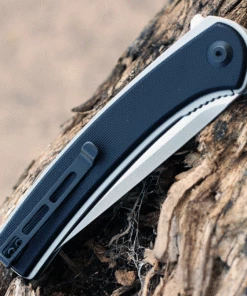 CIVIVI Knives CIVIVI Asticus C2002D, 3.80" D2 Satin Drop Point Plain Blade, Black G-10 Handles -Buck Knives Sales c2002d.4 83749.1627587237