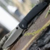 CIVIVI Knives CIVIVI Badlands Vagabond C2019D, 3.25" 9Cr18MoV Satin Drop Point Blade, Black FRN Handles