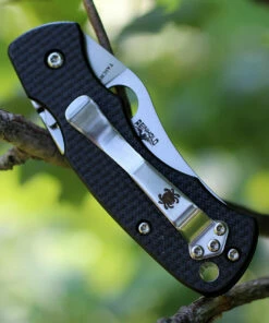 Spyderco Knives Spyderco C210CFP Reinhold Rhino, 2.35" CTS-XHP Plain Blade, Carbon Fiber Handle 6 Spyderco Knives Spyderco C210CFP Reinhold Rhino, 2.35" CTS-XHP Plain Blade, Carbon Fiber Handle -Buck Knives Sales c210cfp.2 96463.1566585891