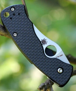 Spyderco Knives Spyderco C210CFP Reinhold Rhino, 2.35" CTS-XHP Plain Blade, Carbon Fiber Handle 7 Spyderco Knives Spyderco C210CFP Reinhold Rhino, 2.35" CTS-XHP Plain Blade, Carbon Fiber Handle -Buck Knives Sales c210cfp.3 01673.1566585891