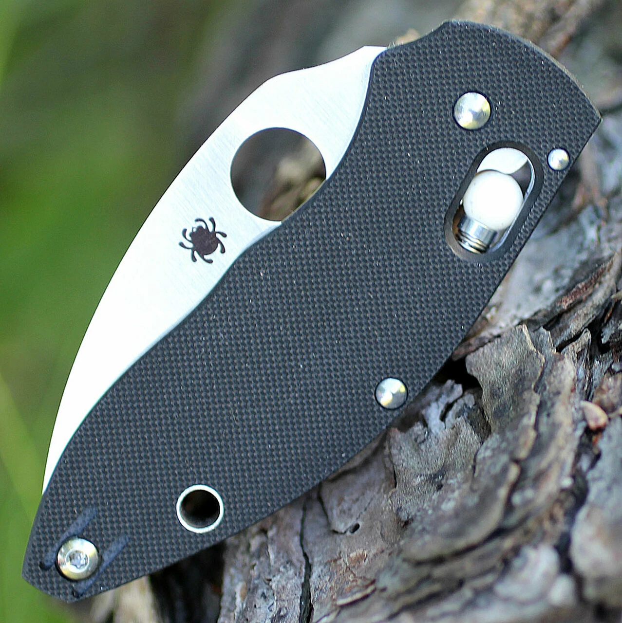 Spyderco Knives Spyderco Q Ball G-10 Black C219GP, 2.72 in VG-10 Plain Blade 4 Spyderco Knives Spyderco Q Ball G-10 Black C219GP, 2.72 in VG-10 Plain Blade - Image 4