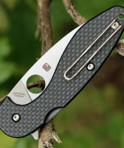 Spyderco Knives Spyderco Paul Alexander Sliverax Carbon Fiber/G-10 C228CFP, 3.48" CPM S30V Plain Blade -Buck Knives Sales c228cfp.3 67973.1566585890