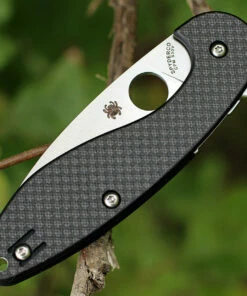 Spyderco Knives Spyderco Paul Alexander Sliverax Carbon Fiber/G-10 C228CFP, 3.48" CPM S30V Plain Blade -Buck Knives Sales c228cfp.4 99009.1566585890