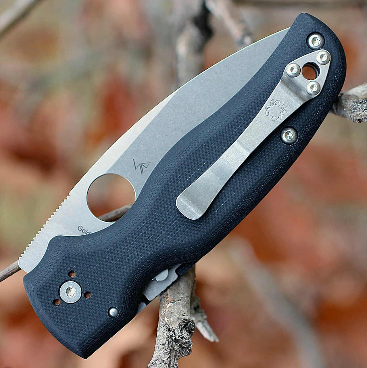 Spyderco Knives Spyderco Shaman G-10 Scales C229GP, 3.58" CPM S30V Plain Blade 4 Spyderco Knives Spyderco Shaman G-10 Scales C229GP, 3.58" CPM S30V Plain Blade - Image 4