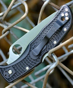 Spyderco Knives Spyderco Endela Lightweight C243PBK, 3.41" VG-10 Plain Blade, Black FRN Handle -Buck Knives Sales c243pbk.2 19628.1566586339