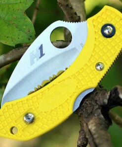 Spyderco Knives Spyderco Dragonfly2 Hawkbill Salt C28SYL2HB, 2.3 in. H-1 Serrated Blade, Yellow FRN Handle 7 Spyderco Knives Spyderco Dragonfly2 Hawkbill Salt C28SYL2HB, 2.3 in. H-1 Serrated Blade, Yellow FRN Handle -Buck Knives Sales c28syl2hb.1.3 78709.1566585951