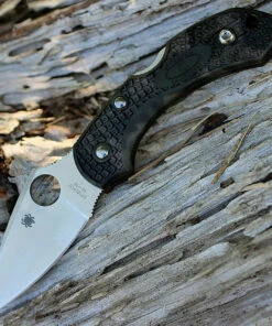 Spyderco Knives Spyderco Dragonfly 2 Zome Green Lightweight C28ZFPGR2, 2.30" VG-10 Plain Blade