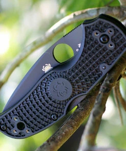 Spyderco Knives Spyderco Native 5 Lightweight C41PBBK5, 3.10" CPM S30VN Black Plain Blade, Black FRN Handle -Buck Knives Sales c41pbbk5.3 65866.1584367440