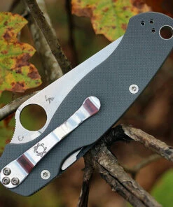 Spyderco Knives Spyderco Para Military 2 G-10 Dark Gray C81GPDGY2, 3.47" Micro-Melt Maxamet Plain Blade 7 Spyderco Knives Spyderco Para Military 2 G-10 Dark Gray C81GPDGY2, 3.47" Micro-Melt Maxamet Plain Blade -Buck Knives Sales c81gpdgy2.2 99001.1566585933