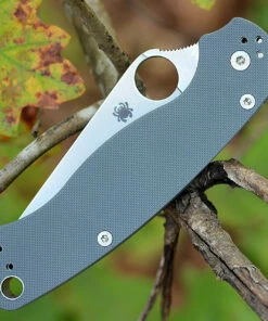 Spyderco Knives Spyderco Para Military 2 G-10 Dark Gray C81GPDGY2, 3.47" Micro-Melt Maxamet Plain Blade 6 Spyderco Knives Spyderco Para Military 2 G-10 Dark Gray C81GPDGY2, 3.47" Micro-Melt Maxamet Plain Blade -Buck Knives Sales c81gpdgy2.3 80835.1566585933