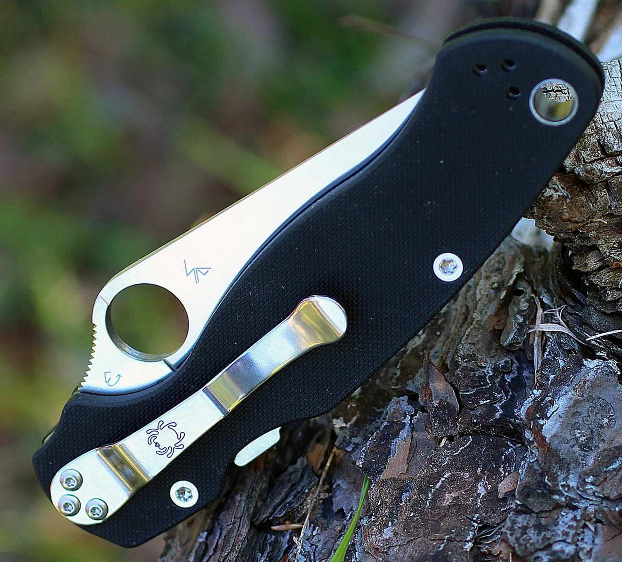 Spyderco Knives Spyderco C81GS2 Para Military 2, CPM S30V Serrated Blade, G-10 Handles 4 Spyderco Knives Spyderco C81GS2 Para Military 2, CPM S30V Serrated Blade, G-10 Handles - Image 4