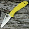 Spyderco Knives Spyderco C88PYL2 SALT 2, 3.0" H1 Plain Blade, Yellow FRN Handle