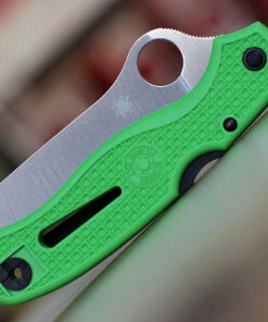 Spyderco Knives Spyderco Atlantic Salt C89FPGR, 3.68" LC200N Satin Plain Blade, Green FRN Handle -Buck Knives Sales c89.1 11381.1611933037
