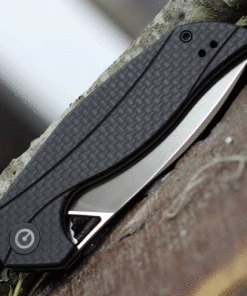 CIVIVI Knives CIVIVI Anthropos C903C, 3.25" D2 Satin Drop Point Blade, Black G-10 Handle w/ Carbon Fiber Overlay -Buck Knives Sales c903c.3 99749.1627574329