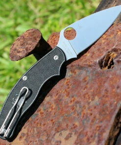 Spyderco Knives Spyderco C94PBK UK Penknife LeafShaped, 2.93" CTS-BD1N Blade, Black FRN Handle -Buck Knives Sales c94pbk.1 77906.1566586553