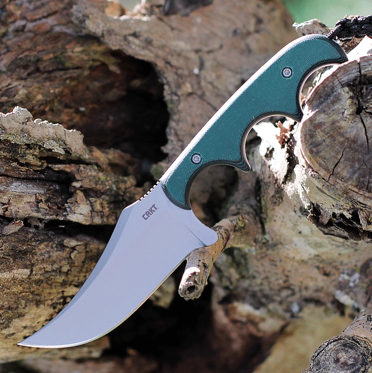 CRKT Minimalist Persian Neck Knife - Green Resin Fiber (2.76" 8Cr13MoV Bead Blast) 2379 1 CRKT Minimalist Persian Neck Knife - Green Resin Fiber (2.76" 8Cr13MoV Bead Blast) 2379