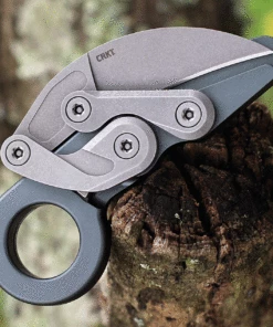 CRKT Compact Provoke Kinematic 4045, 2.26" D2 Tool Steel Stonewashed Hawkbill Blade, Gray 6061 Aluminum -Buck Knives Sales cr4045.3 28014.1625677365