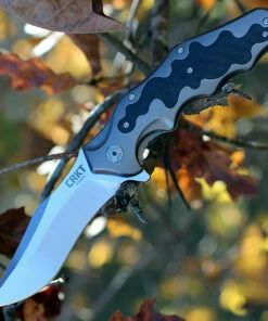 CRKT Ken Onion Motley Flipper K210CFXP, 3.875" Sleipner Plain Blade, Titanium Carbon Fiber Inlays Handle-Limited to 500