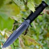 Cold Steel Leatherneck SF 39LSFC, 6 3/4" D2 Black Plain Blade, Kray-Ex Handle