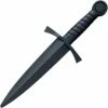 Cold Steel 92RDAG Medieval Training Dagger, 10" Santoprene Plain Blade/Handle