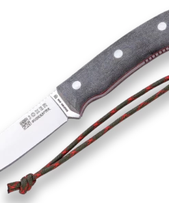 Joker CV120 Bushcrafter Bushcraft Knife, 4.13" Böhler N695 Blade, Canvas Micarta Handle