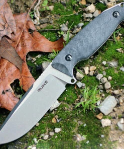 Ruike Jager F118B, 4.5" 14C28N Plain Blade, Black G-10 Handle