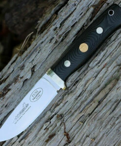 Fallkniven F1L3Gbm Next Generation, 4.05 in 3G Steel Plain Blade, Black Micarta Handle