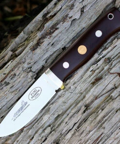 Fallkniven F1L3Gmm Next Generation, 4.05 in 3G Steel Plain Blade, Maroon Micarta Handle