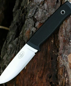 Fallkniven F1 Military Survival Knife - Blk Thermorun (3.8" Lam.CoS Satin) Zytel F1ZCOS