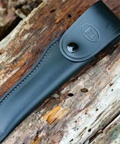 Fallkniven Military Survival Knife - Blk Thermorun (3.8" Lam. CoS Satin) Leather F1LCOS -Buck Knives Sales f1zcos 44852.1627330231