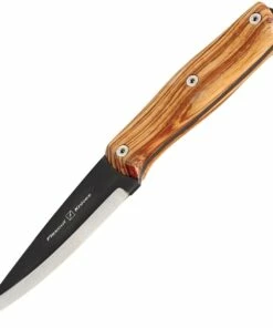 Flexcut Hawthorne Explorer, 3 7/8" 1095 Steel Blade, Zebra Wood Handle