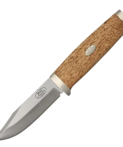 Fallkniven SK1 Jarl Fixed Blade - Curly Birch (3.88" 3G) Leather Sheath