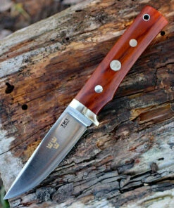 Fallkniven Tre Kronr de Luxe, Cocobolo, Leather Sheath
